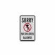 Unattended Children Aluminum Sign (EGR Reflective)