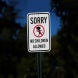 Unattended Children Aluminum Sign (EGR Reflective)