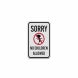 Unattended Children Aluminum Sign (Diamond Reflective)