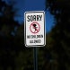 Unattended Children Aluminum Sign (Diamond Reflective)