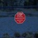 Bio Secure Area Aluminum Sign (HIP Reflective)