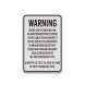 South Carolina Agritourism Liability Aluminum Sign (Diamond Reflective)