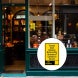 To Ensure Social Distancing Limiting Number Of Customer Decal (Non Reflective)