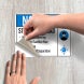Wash & Sanitize Your Hands Decal (Non Reflective)