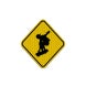 Skateboarding Allowed Aluminum Sign (EGR Reflective)