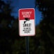 Smile You Are On Our Security Cameras Aluminum Sign (Diamond Reflective)