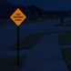 Road Temporarily Closed Aluminum Sign (EGR Reflective)