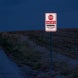 Road Spike Aluminum Sign (Diamond Reflective)