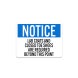 Lab Coats Closed Toe Shoes Required Decal (Non Reflective)