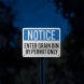 Grain Bin By Permit Aluminum Sign (EGR Reflective)