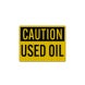 Used Oil Hazard Decal (EGR Reflective)