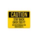 OSHA Not Responsible For Road Objects Decal (Non Reflective)