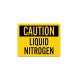 OSHA Liquid Nitrogen Decal (Non Reflective)