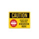 OSHA Do Not Enter Work Area Decal (Non Reflective)