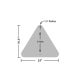 ISO Triangle Warning Slippery Surface Aluminum Sign (EGR Reflective)