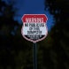 No Public Use Of This Dumpster Aluminum Sign (Diamond Reflective)