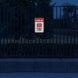 Security Alarm Warning Aluminum Sign (HIP Reflective)