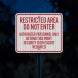 Authorized Personnel Only Beyond This Point Aluminum Sign (HIP Reflective)