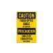 Bilingual OSHA Fiber Optic Cable Decal (Non Reflective)