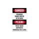 Bilingual OSHA Venomous Snakes Decal (Non Reflective)