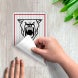 Beware of Dangerous Dog Decal (EGR Reflective)