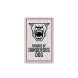 Beware of Dangerous Dog Decal (EGR Reflective)