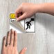 ANSI Low Ceiling Watch Your Head Decal (Non Reflective)