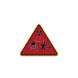 Radiation Warning Aluminum Sign (HIP Reflective)