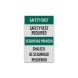 Bilingual OSHA Safety First Decal (EGR Reflective)