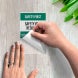 Bilingual OSHA Safety First Decal (EGR Reflective)