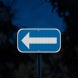 Parking Arrow Aluminum Sign (HIP Reflective)