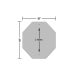 MUTCD Stop Aluminum Sign (Diamond Reflective)