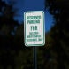 Parking For Building Maintenance Personnel Aluminum Sign (HIP Reflective)