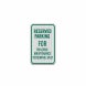 Parking For Building Maintenance Personnel Aluminum Sign (HIP Reflective)