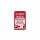 Reserved Parking Unauthorized Vehicles Towed  Aluminum Sign (EGR Reflective)