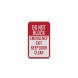 Do Not Block Emergency Exit Door Aluminum Sign (HIP Reflective)