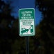 Customer & Employee Parking Only Aluminum Sign (HIP Reflective)