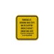 Steps May Be Slippery When Icy Aluminum Sign (EGR Reflective)