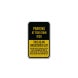 This Is An Unsecured Lot Aluminum Sign (HIP Reflective)