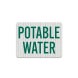 Potable Water Aluminum Sign (EGR Reflective)