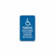 Minnesota ADA Handicapped Parking Aluminum Sign (HIP Reflective)