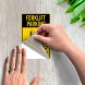 Forklift Parking Keep Clear Decal (Non Reflective)
