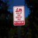 Pick-Up & Drop-Off Only, No Parking Aluminum Sign (HIP Reflective)