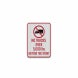 No Trucks Over Aluminum Sign (HIP Reflective)