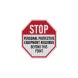 Stop PPE Required Aluminum Sign (HIP Reflective)