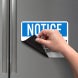Please Use Disinfectant Wipes Magnetic Sign (Non Reflective)