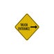 Truck Entrance Aluminum Sign (EGR Reflective)