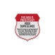 This Area Is Protected By Video Surveillance Aluminum Sign (Diamond Reflective)