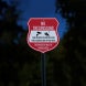 This Property Is Protected By Video Cameras Aluminum Sign (Diamond Reflective)