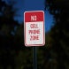 Mobile Phone Prohibited Aluminum Sign (EGR Reflective)